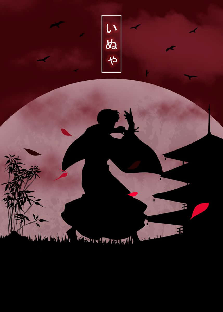 Silhouette Inuyasha Iphone Wallpaper