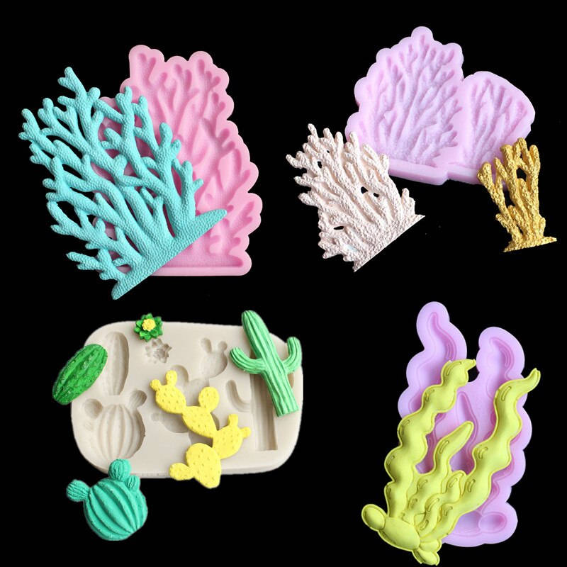 Silicone Mold Coral Wallpaper