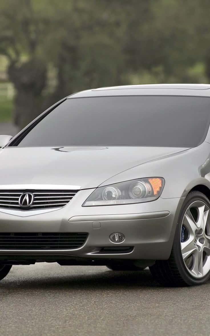 Silver Acura R L Luxury Sedan Wallpaper