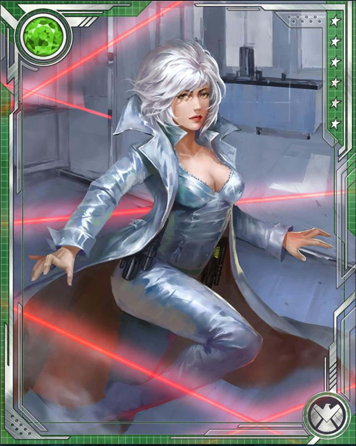 Silver Sable - The Fearless Marvel Superheroine Wallpaper