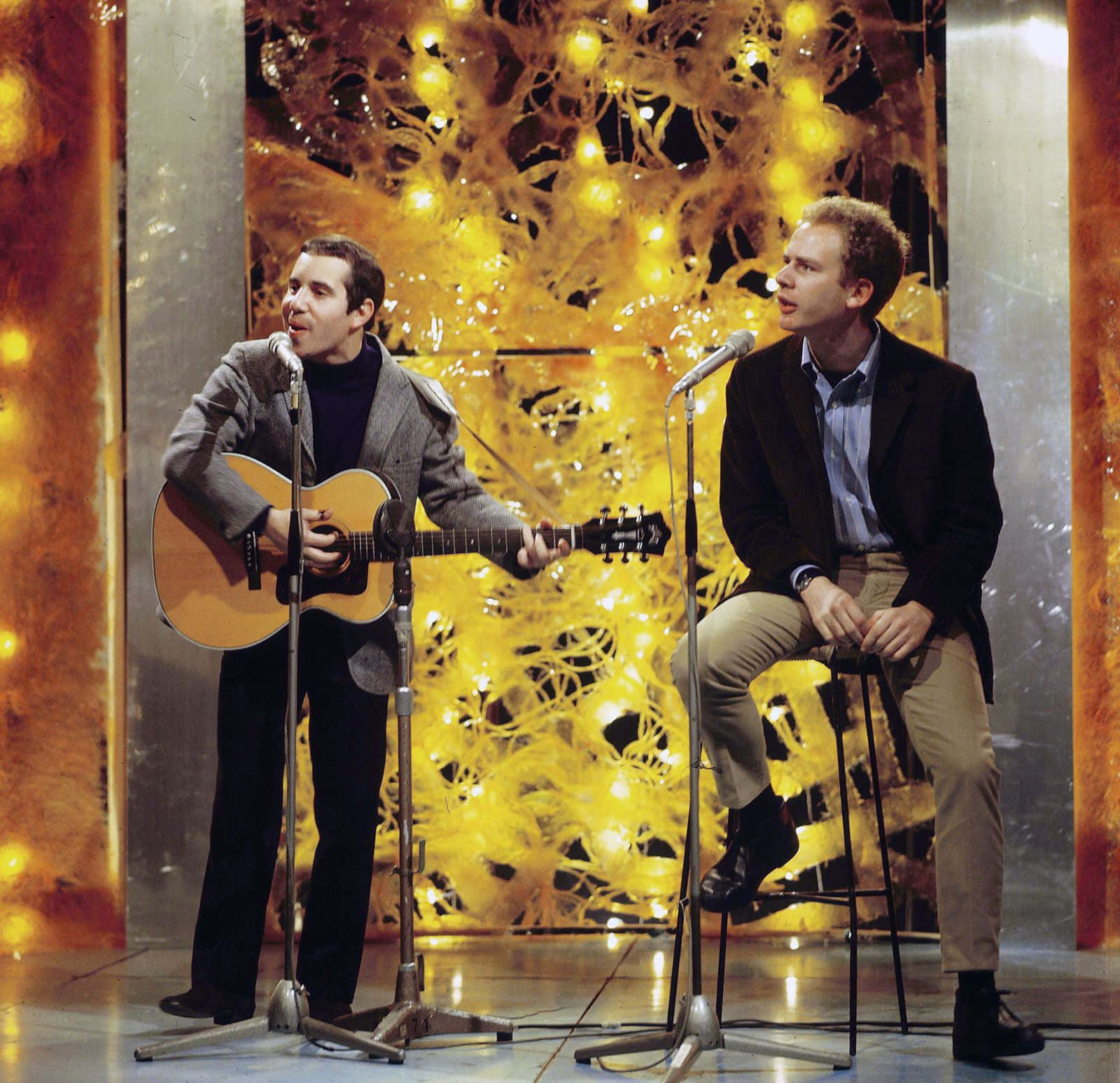 Simon And Garfunkel_ Performing_ Live Wallpaper