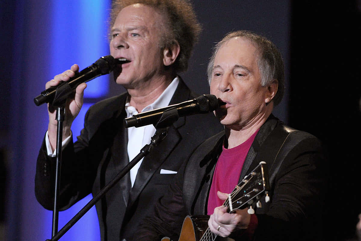 Simon And Garfunkel_ Performing_ Live Wallpaper