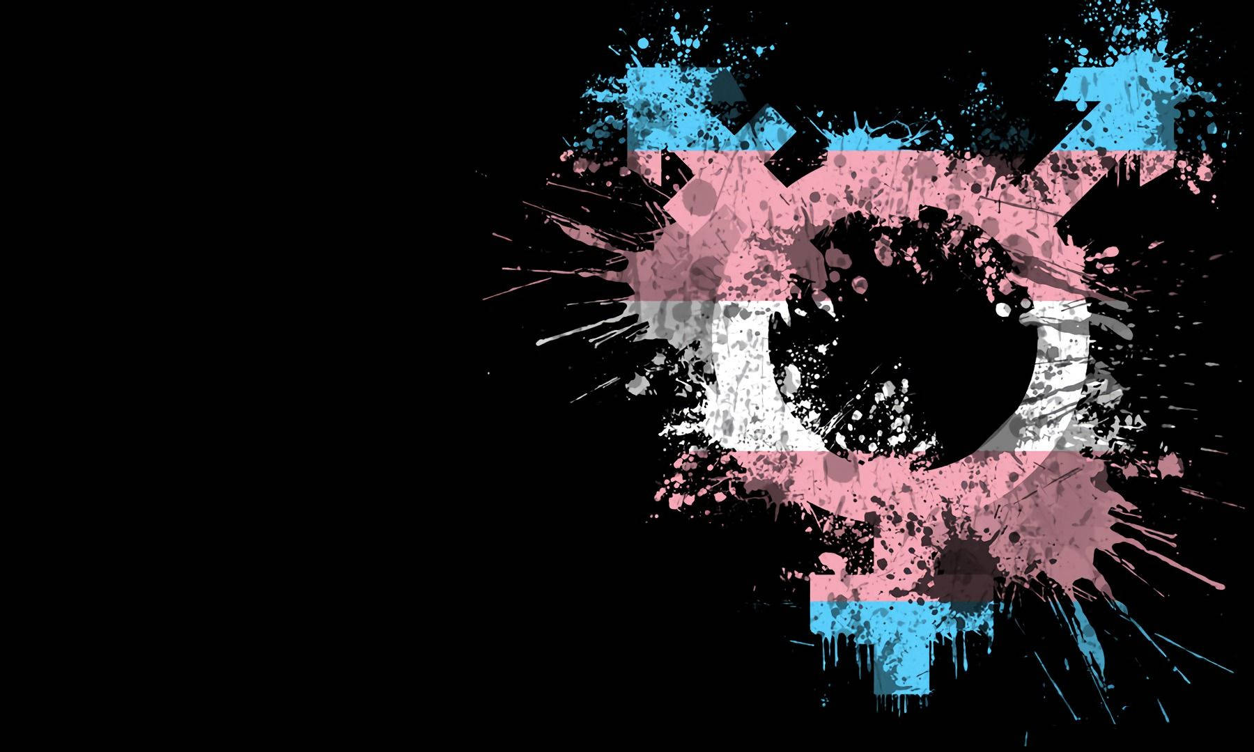 Simple Abstract Transgender Pride Wallpaper