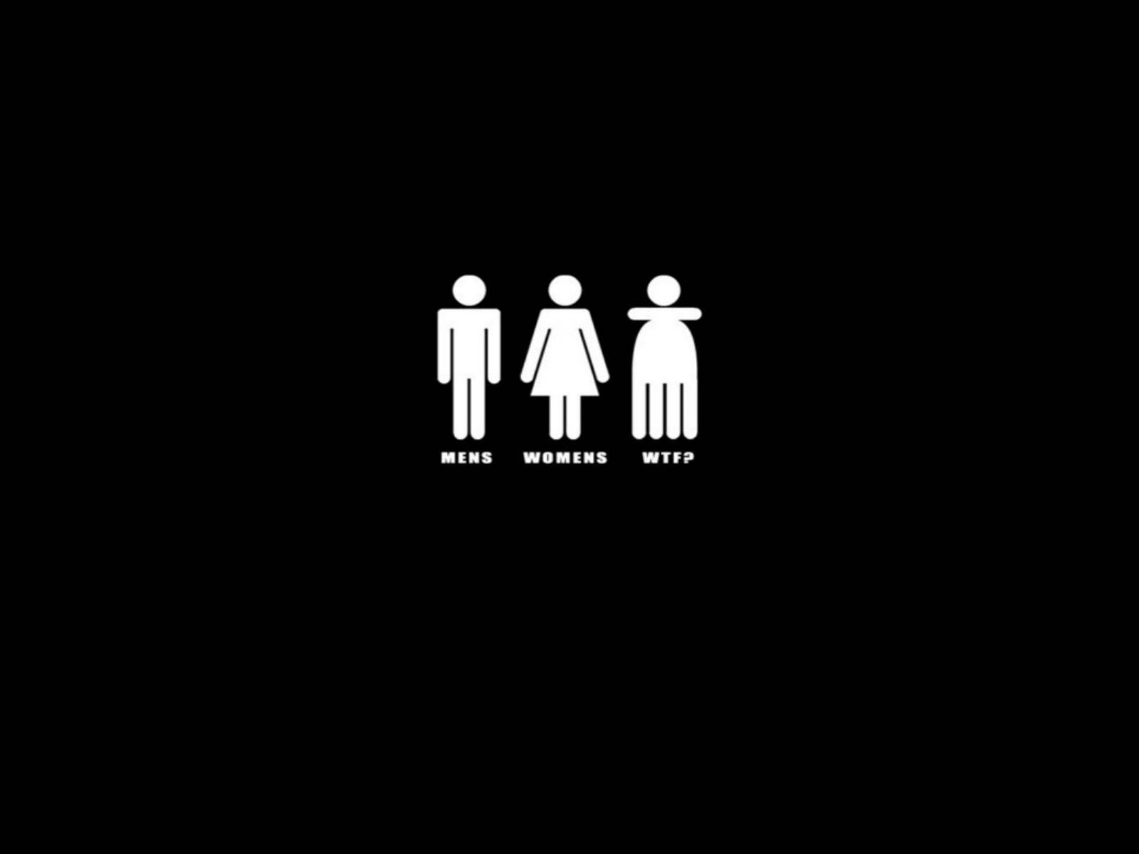 Simple Aesthetic Three Genders Wallpaper