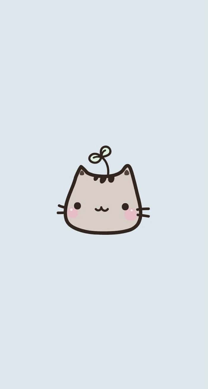 Simple And Cute Cat Iphone Wallpaper