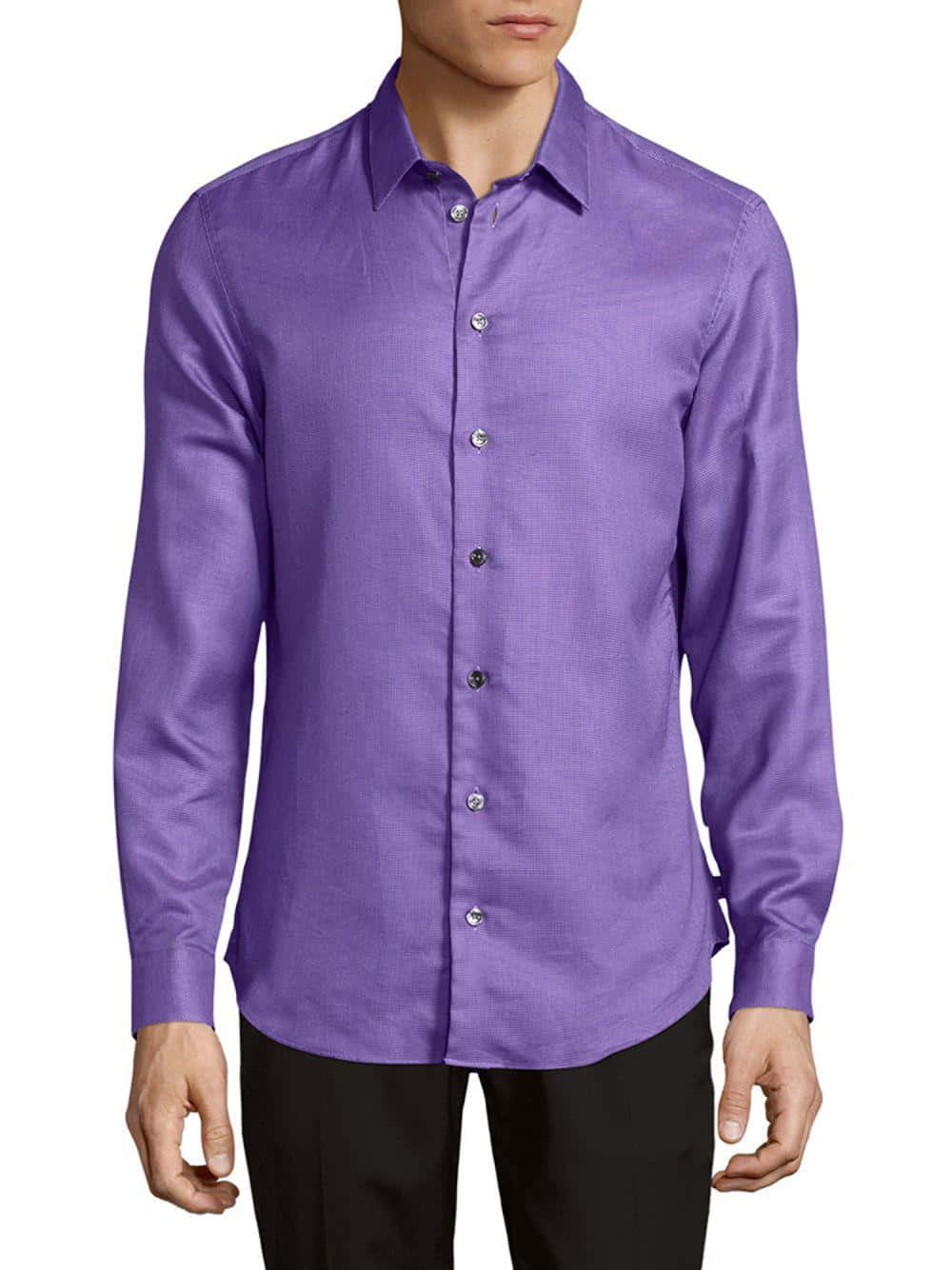 Simple And Stylish, This Purple Shirt Brings A Refreshing Look To Any Outfit. Wallpaper