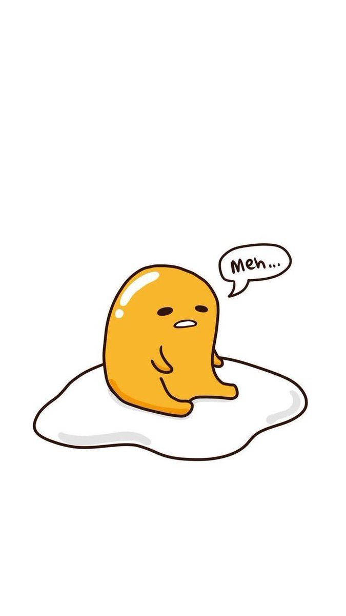 Simple Gudetama Art Wallpaper