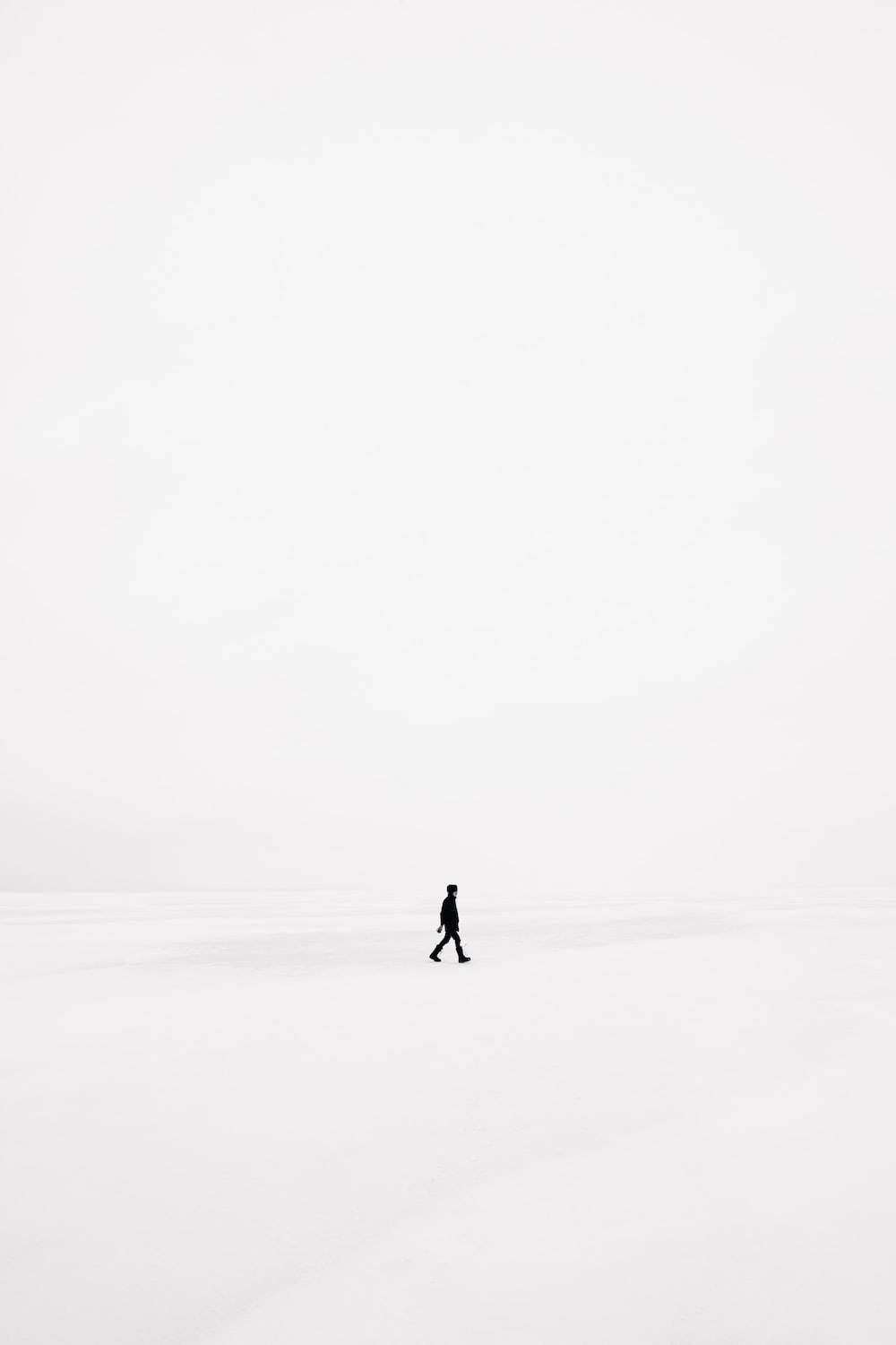 Simple Hd Walking Man Wallpaper