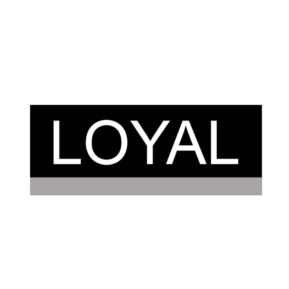 Simple Loyal Text Graphics Wallpaper