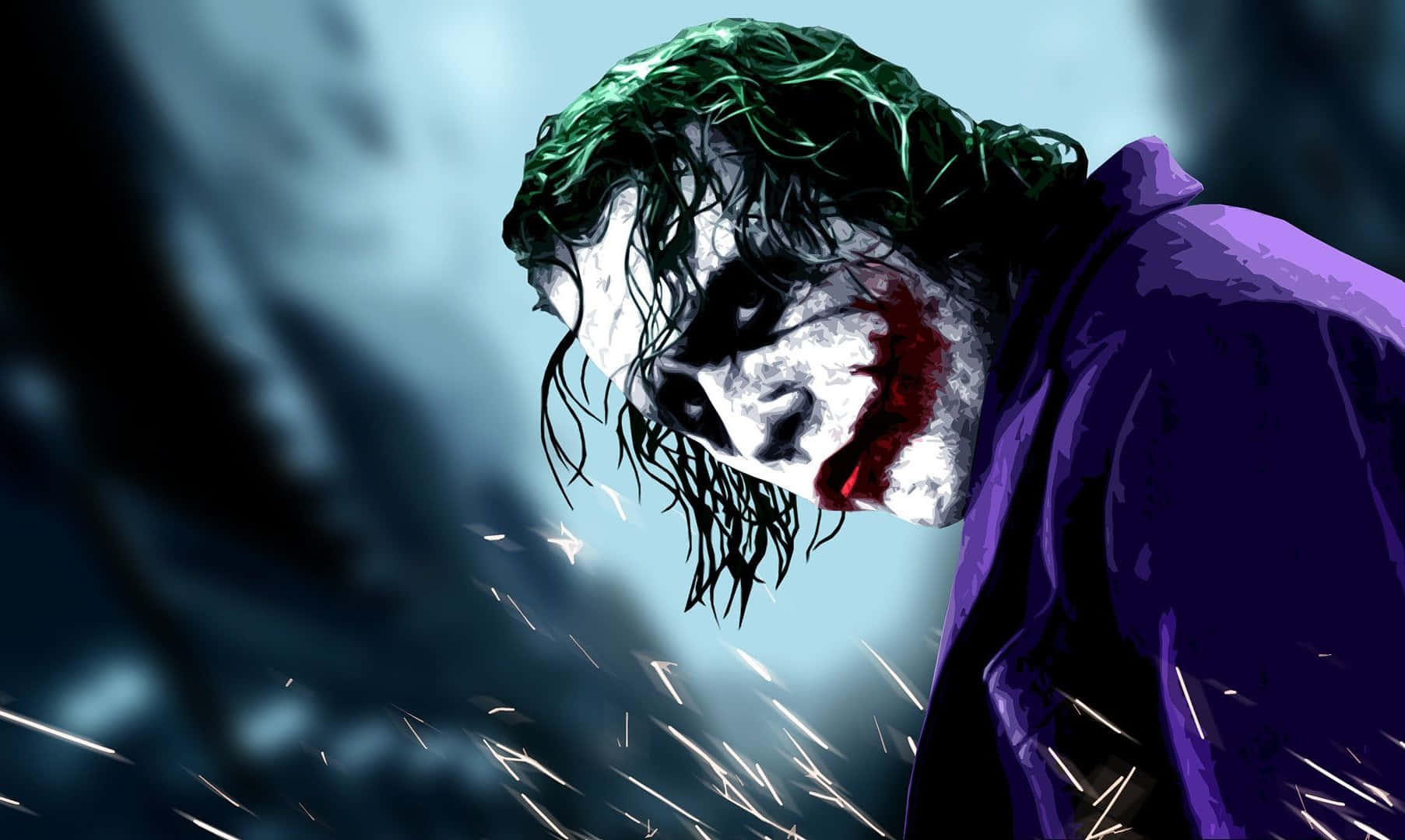 Sinister Grin: The Evil Joker Wallpaper