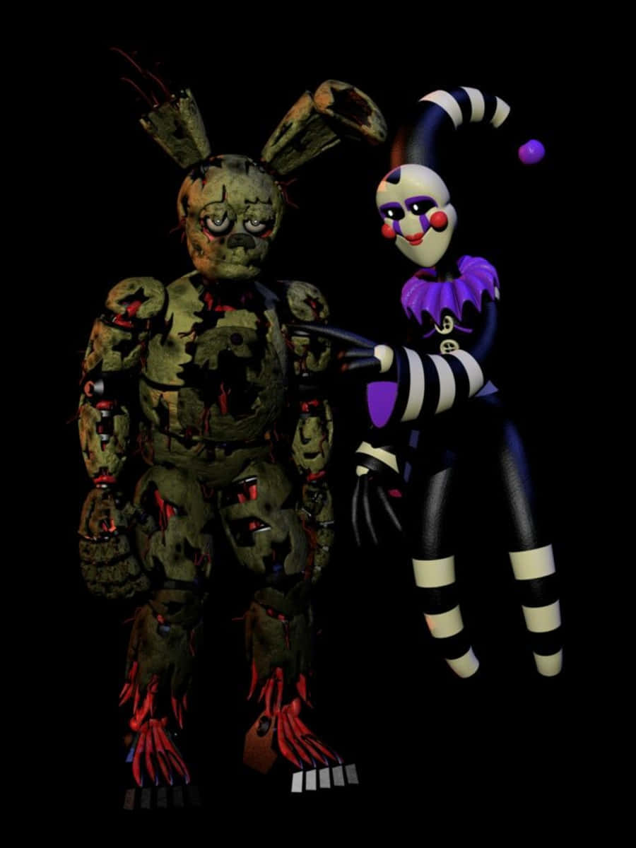 Sinister Scraptrap On The Prowl Wallpaper