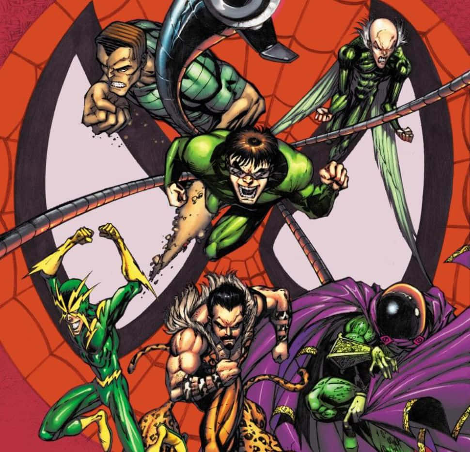 Sinister Six Assemble In Full Force Wallpaper