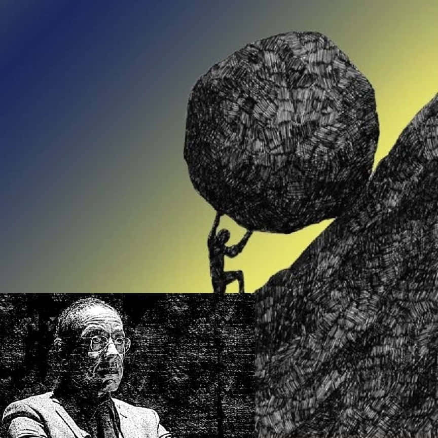 Sisyphus_ Eternal_ Struggle_ Artwork Wallpaper