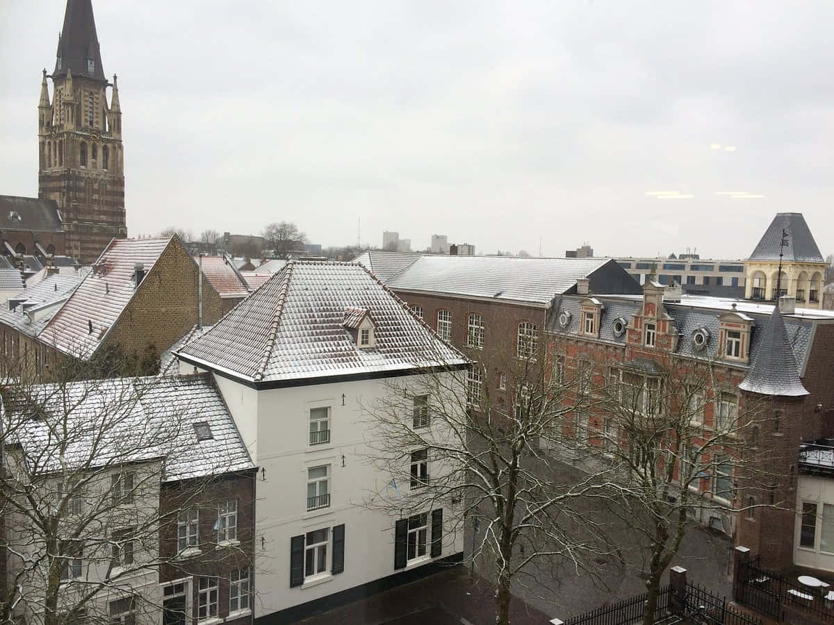 Sittard Winter View Wallpaper