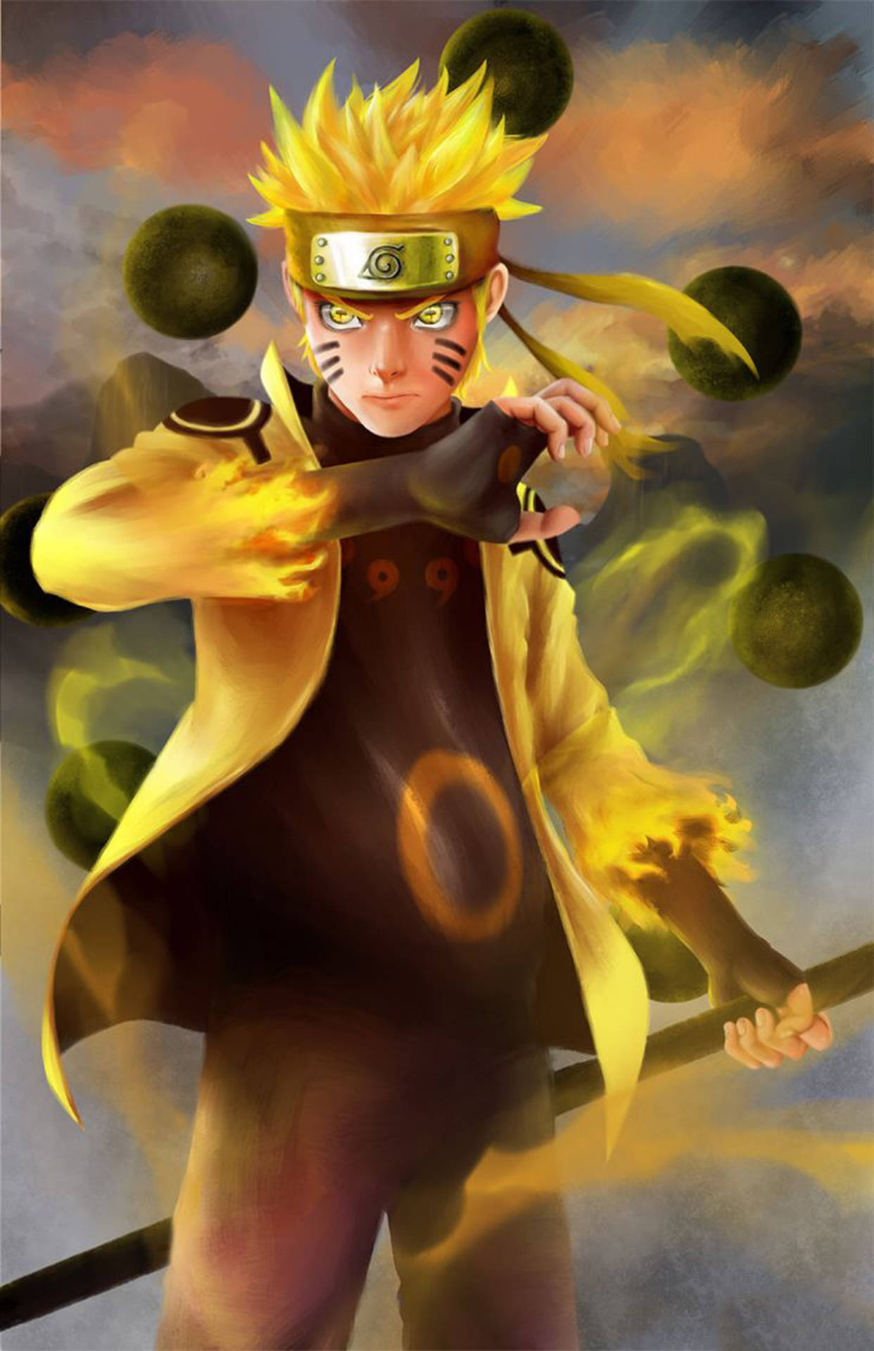 Six Paths Sage Mode Naruto 3d Wallpaper