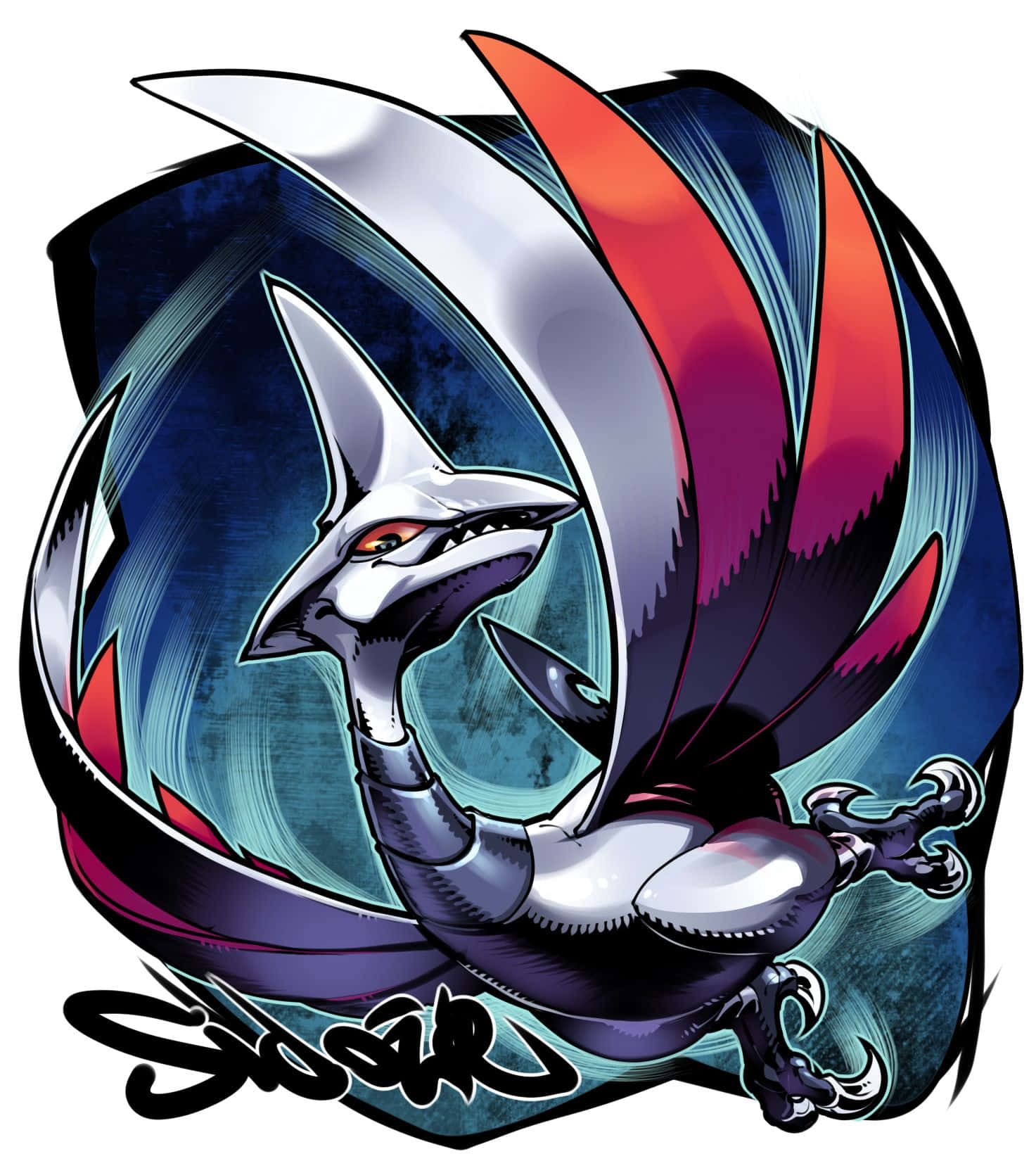 Skarmory Cool 3d Art Wallpaper