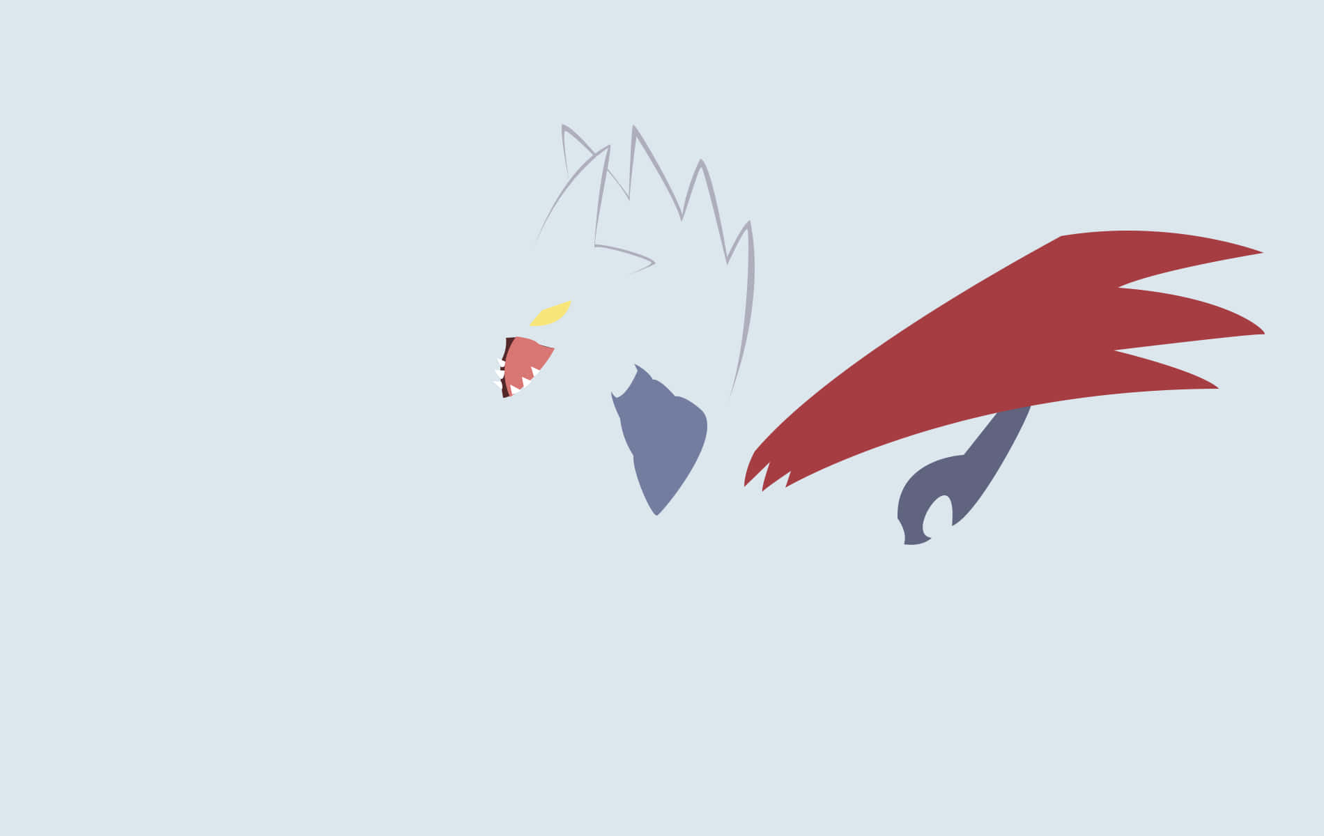 Skarmory Simple Art Wallpaper