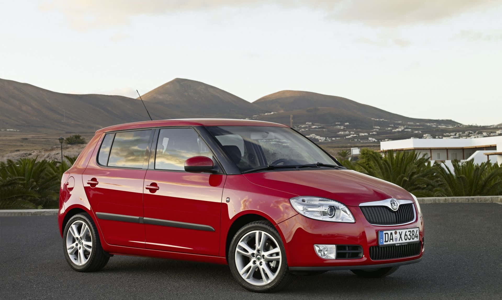 Skoda Fabia -the Perfect Blend Of Power And Style Wallpaper