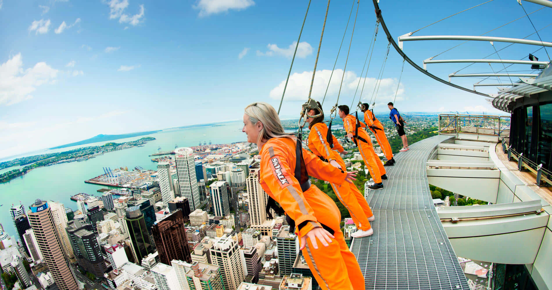 Sky Tower Auckland Adventure Walk Wallpaper