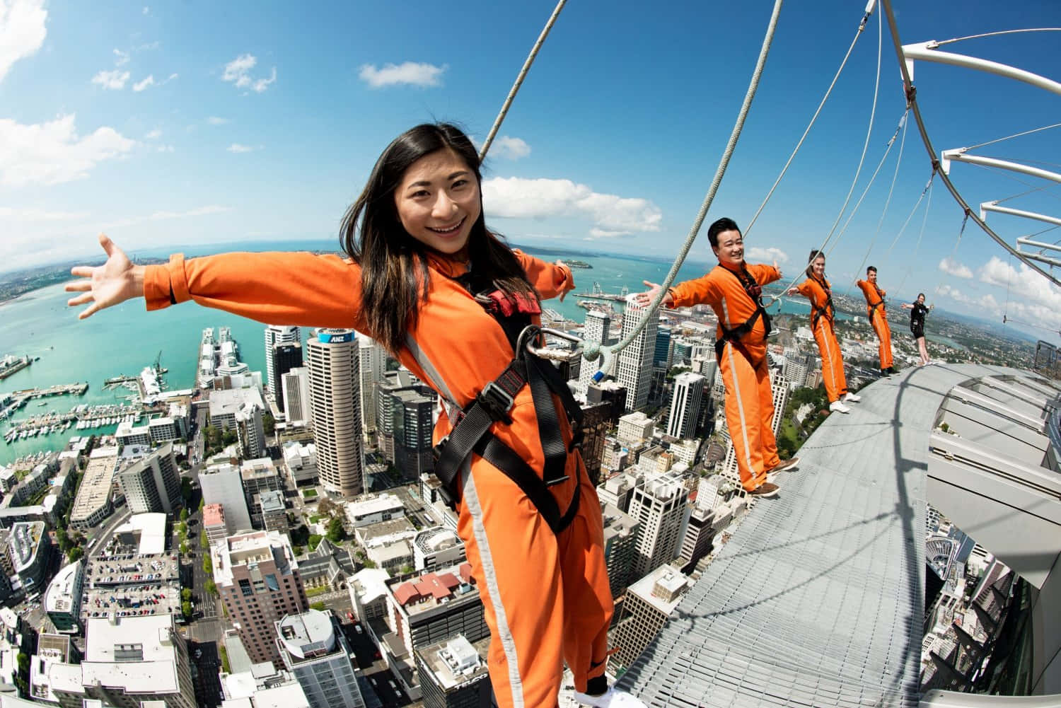 Sky Tower Auckland Edge Walk Experience Wallpaper