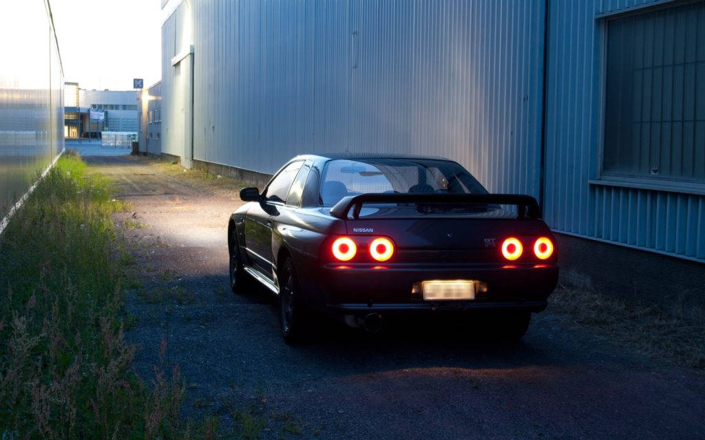 Skyline Car Warehouse Wallpaper