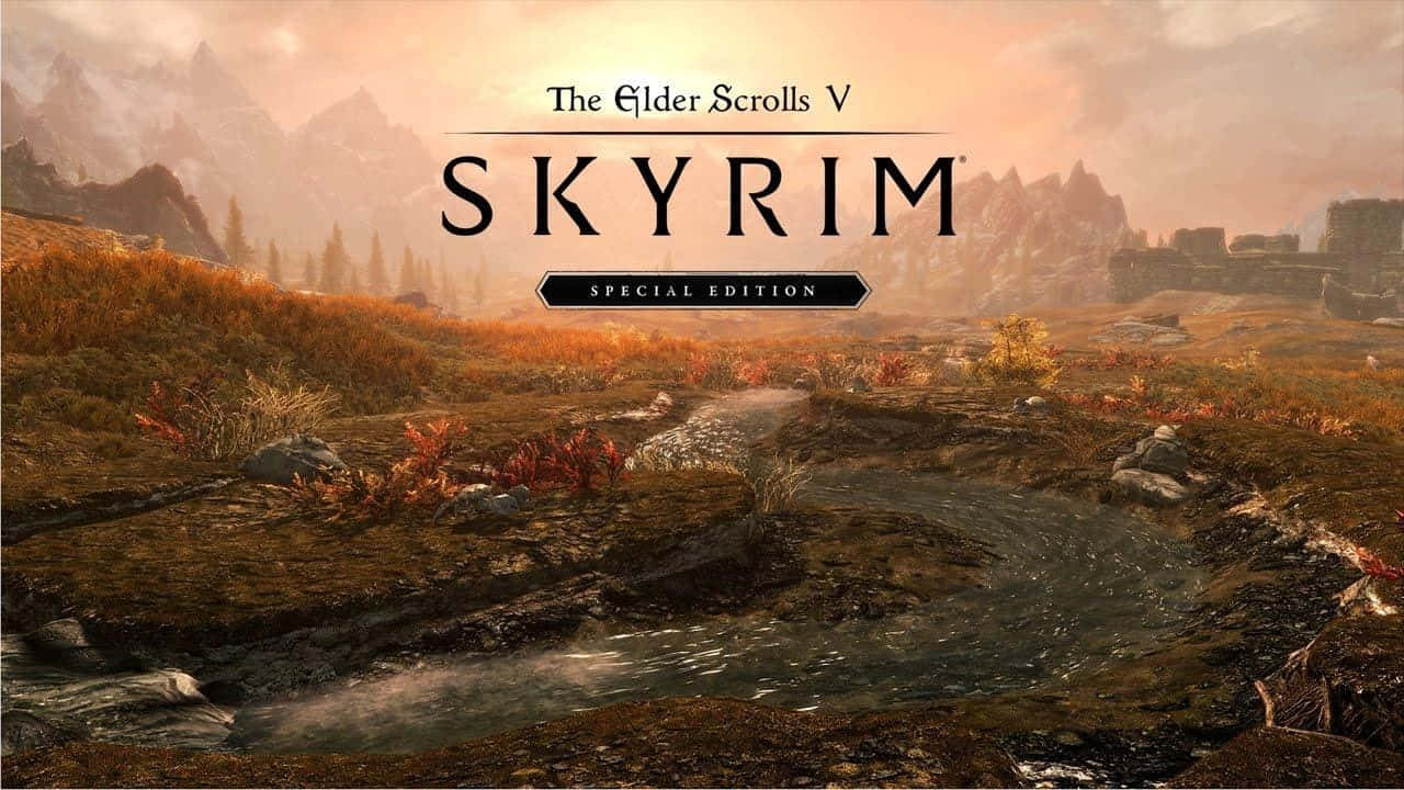 Skyrim Special Edition Cover Art Wallpaper