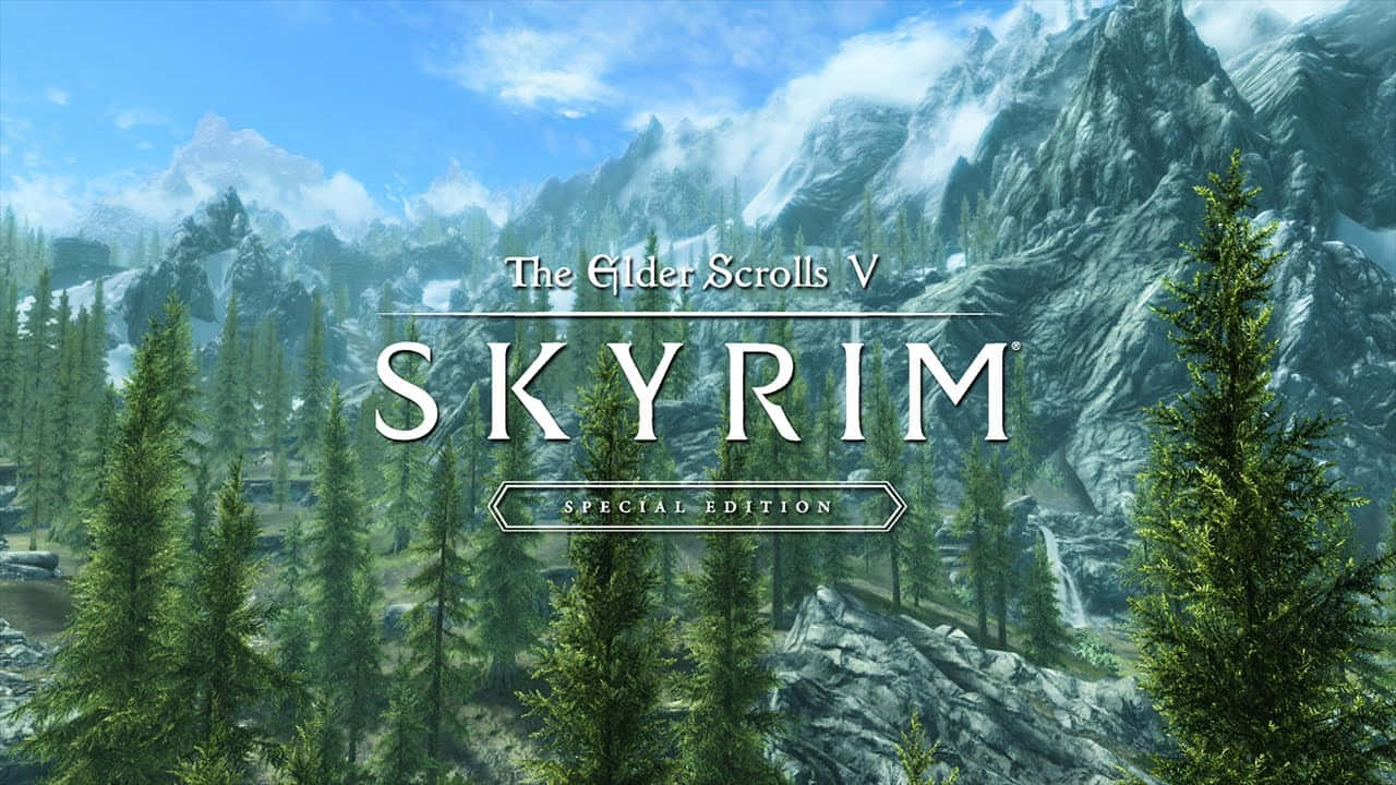 Skyrim Special Edition Title Screen Wallpaper