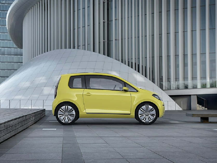 Sleek 2020 Volkswagen Up Riding The Streets Wallpaper