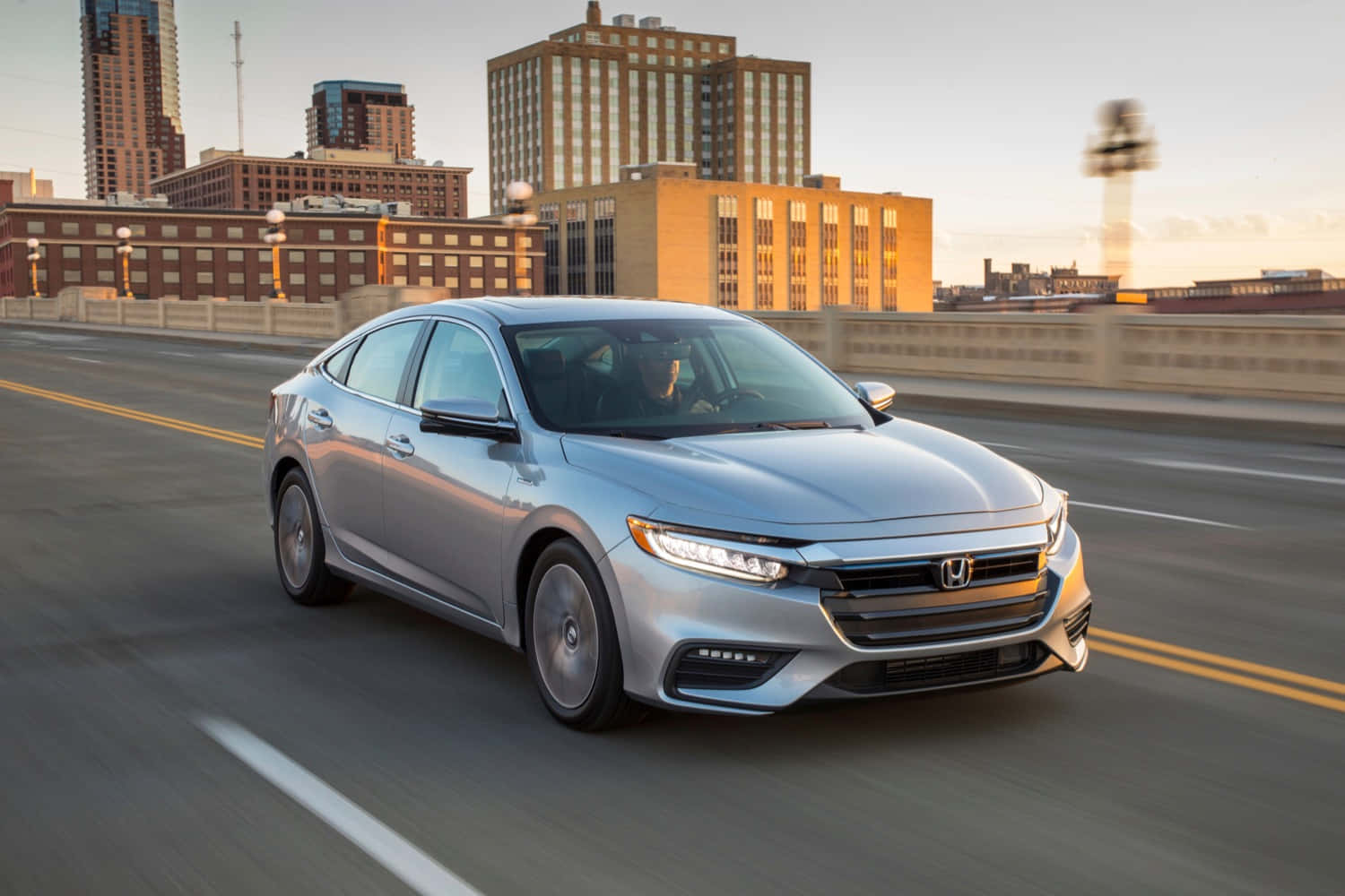 Sleek And Efficient Honda Insight Wallpaper