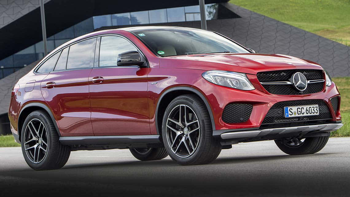 Sleek And Luxurious Mercedes-benz Gle-class On Display Wallpaper