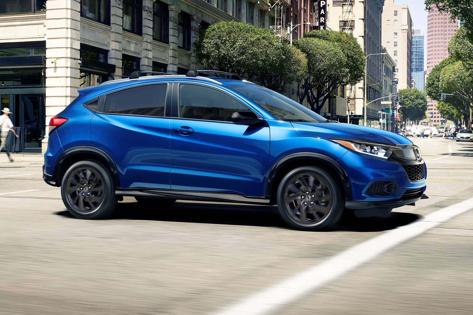 Sleek And Modern Honda Hr-v In Action Wallpaper