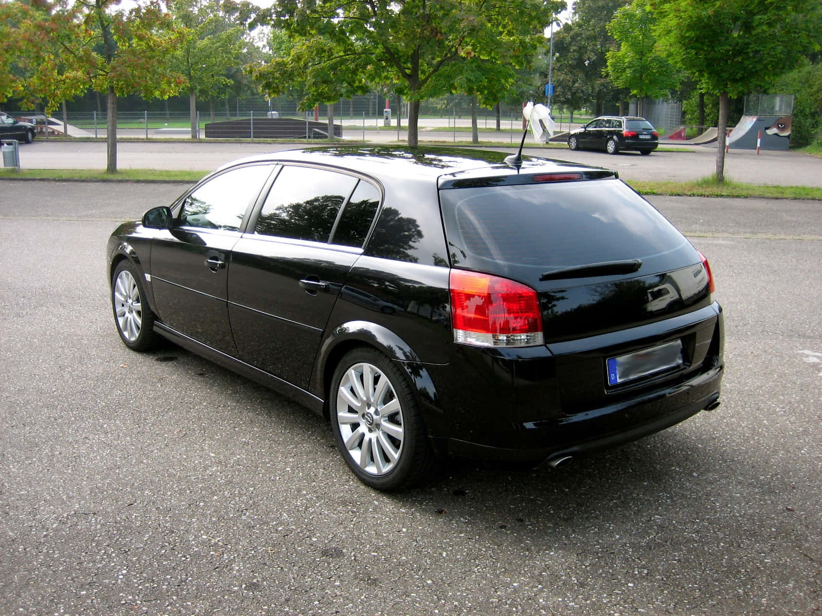 Sleek And Modern Opel Signum On Display Wallpaper