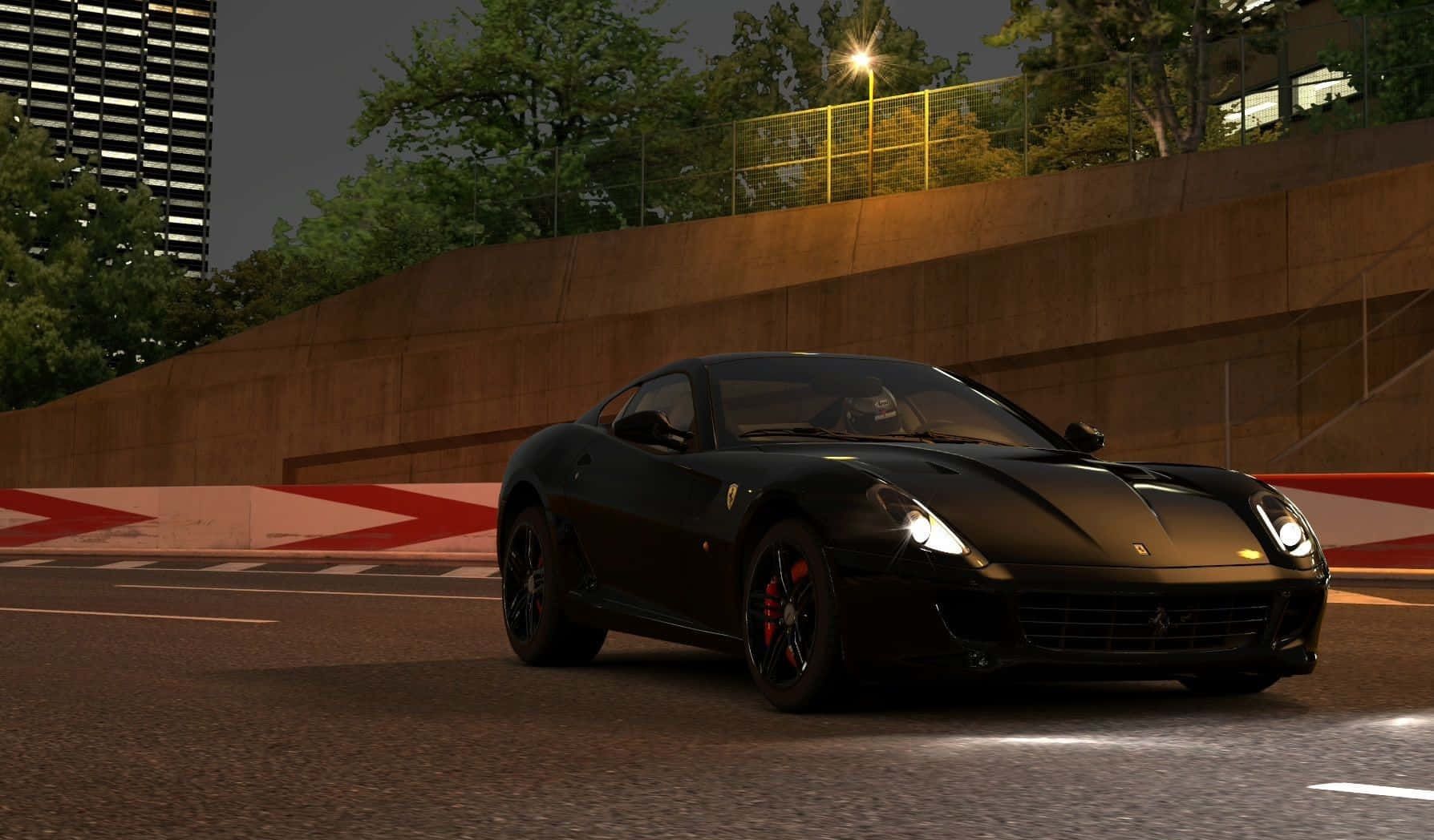 Sleek And Powerful Ferrari 599 Gtb Fiorano Wallpaper