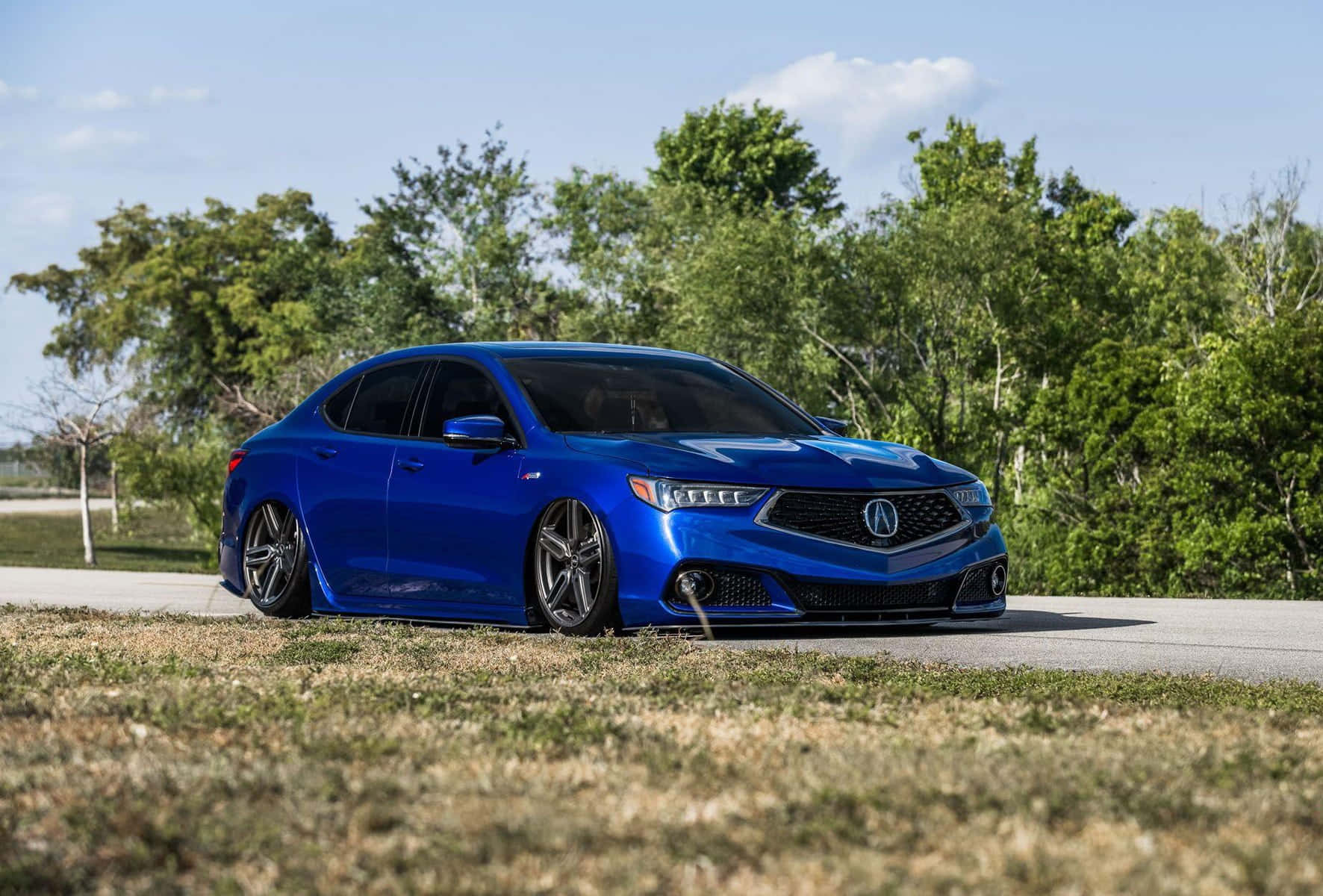 Sleek And Sophisticated - Acura Tlx In Motion Wallpaper