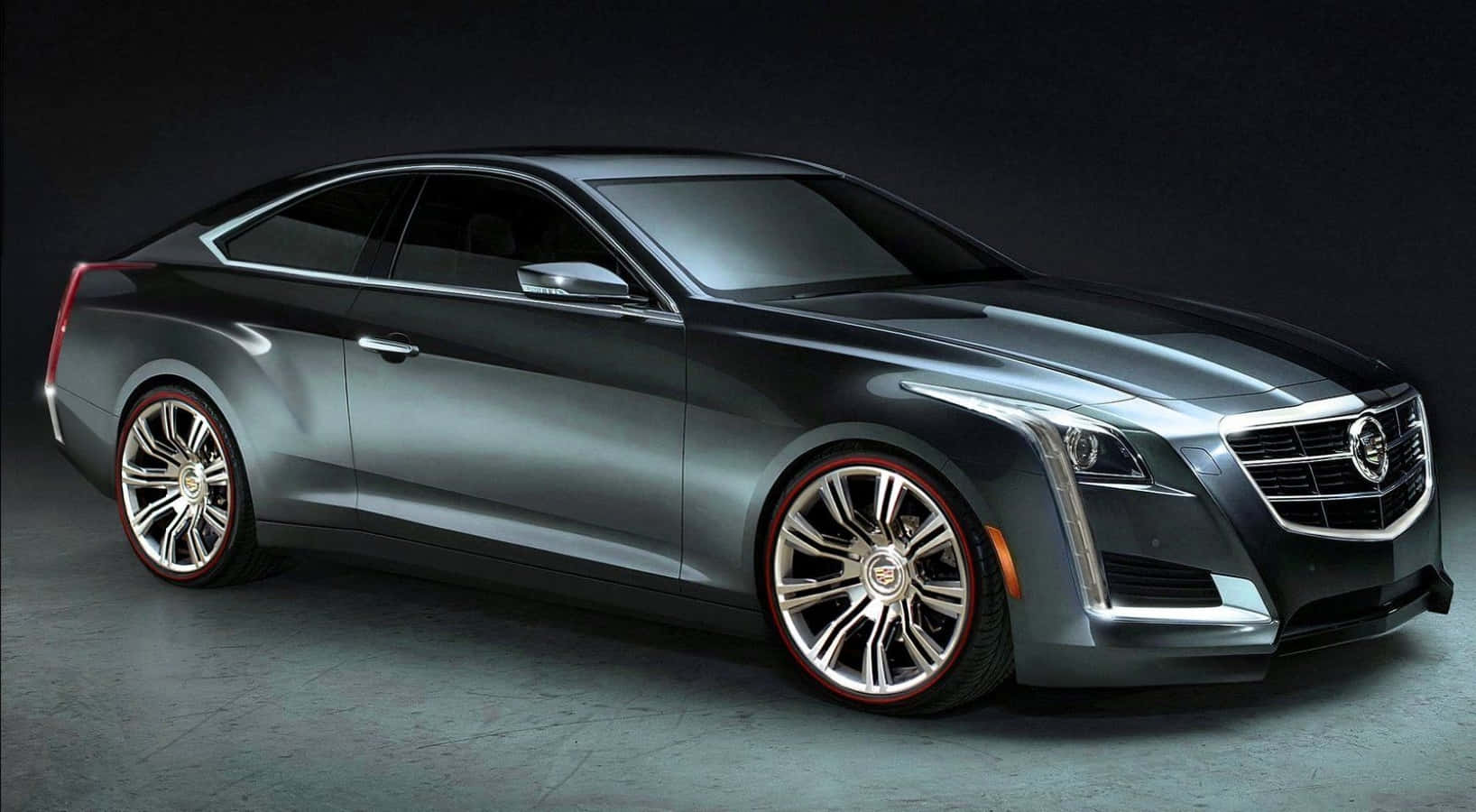 Sleek And Sophisticated Cadillac Cts On The Road Wallpaper