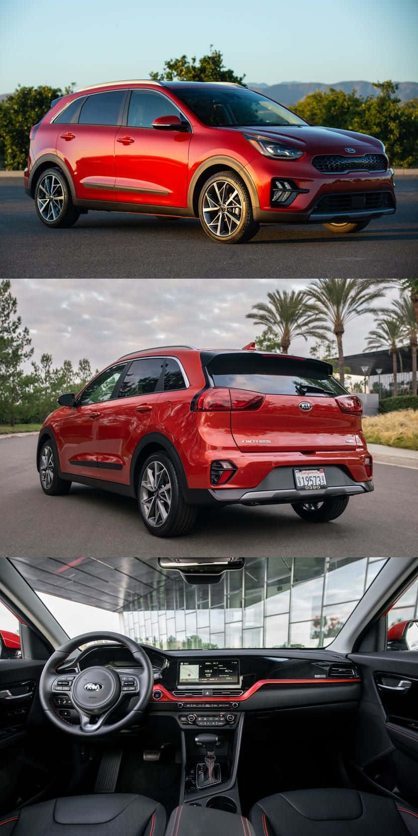 Sleek And Stunning Kia Niro On The Road= Wallpaper