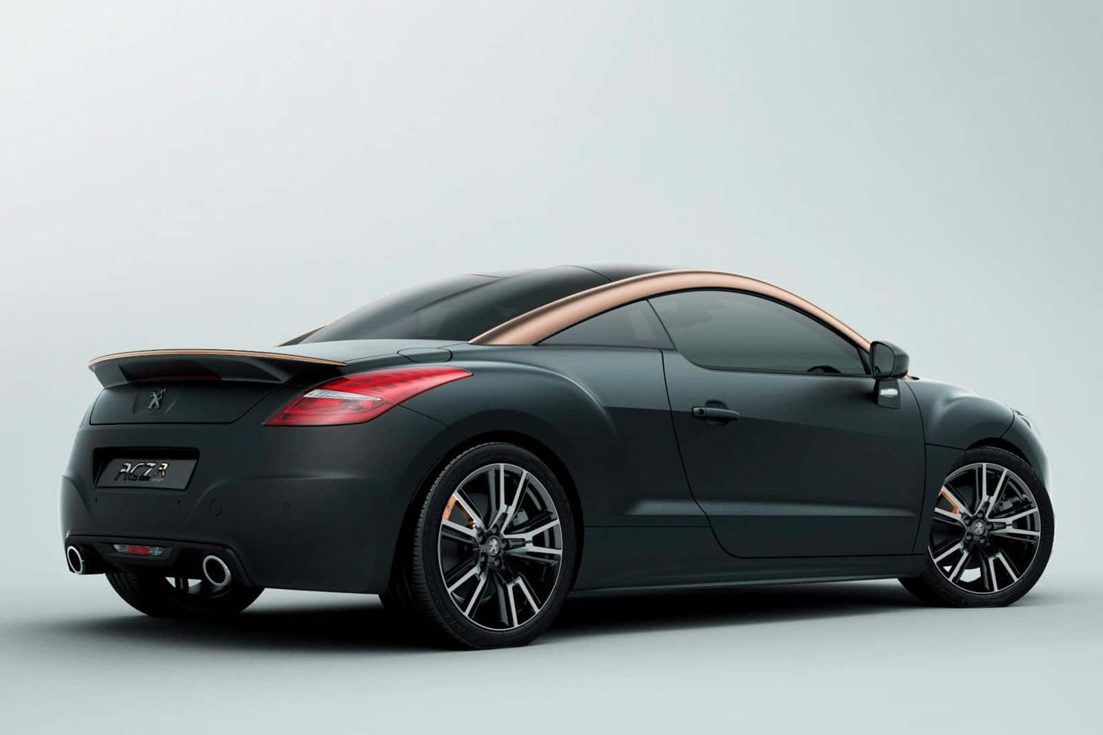 Sleek And Stunning Peugeot Rcz In Volcanic Grey Wallpaper