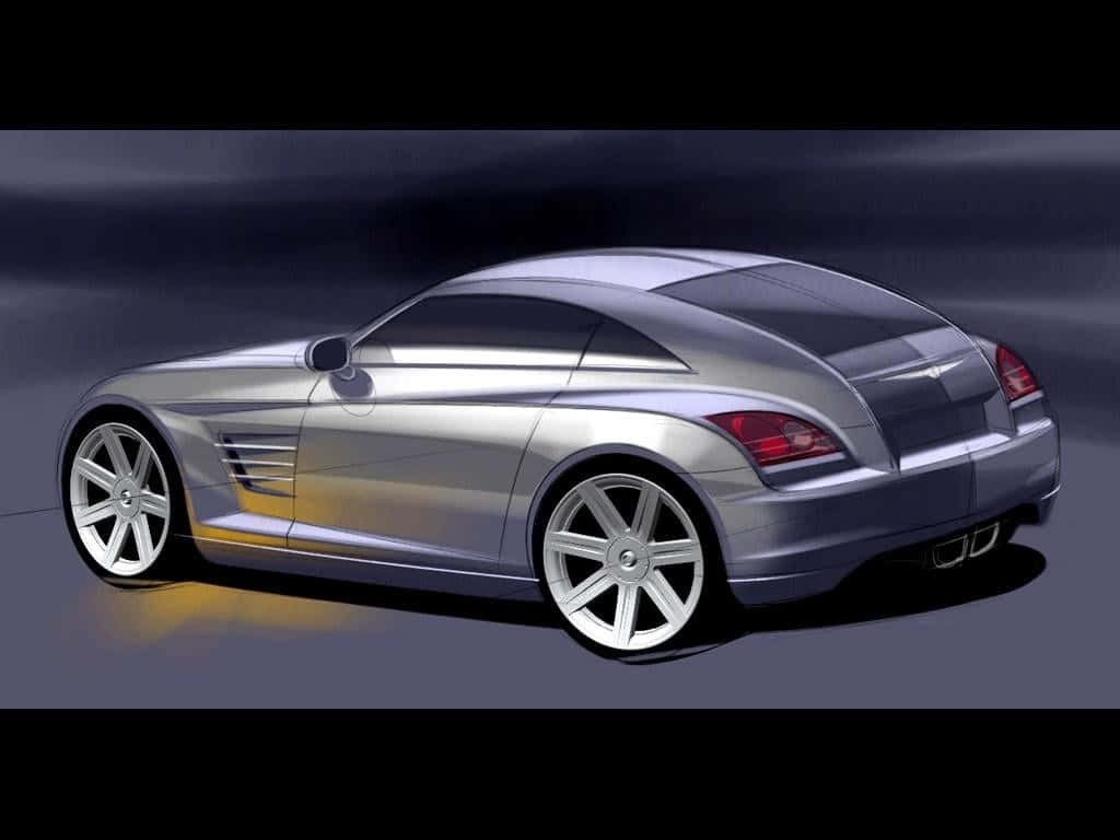 Sleek And Stylish Chrysler Crossfire On Scenic Road Wallpaper