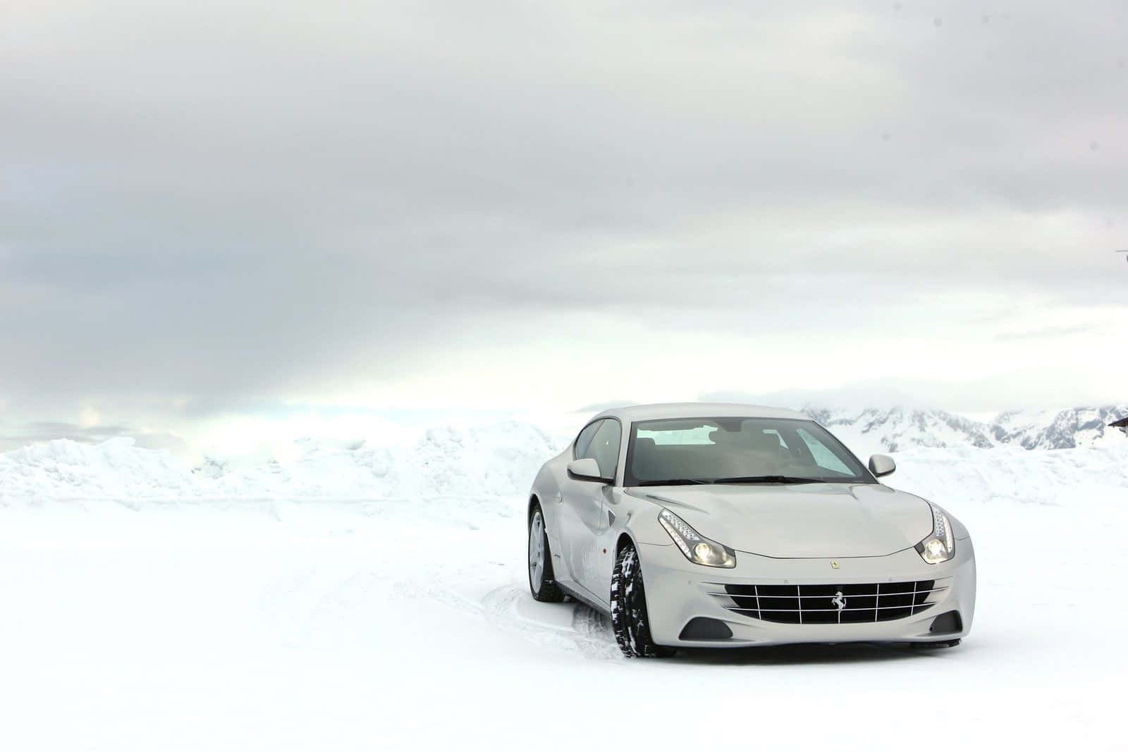 Sleek And Stylish Ferrari Ff Sports Car Wallpaper