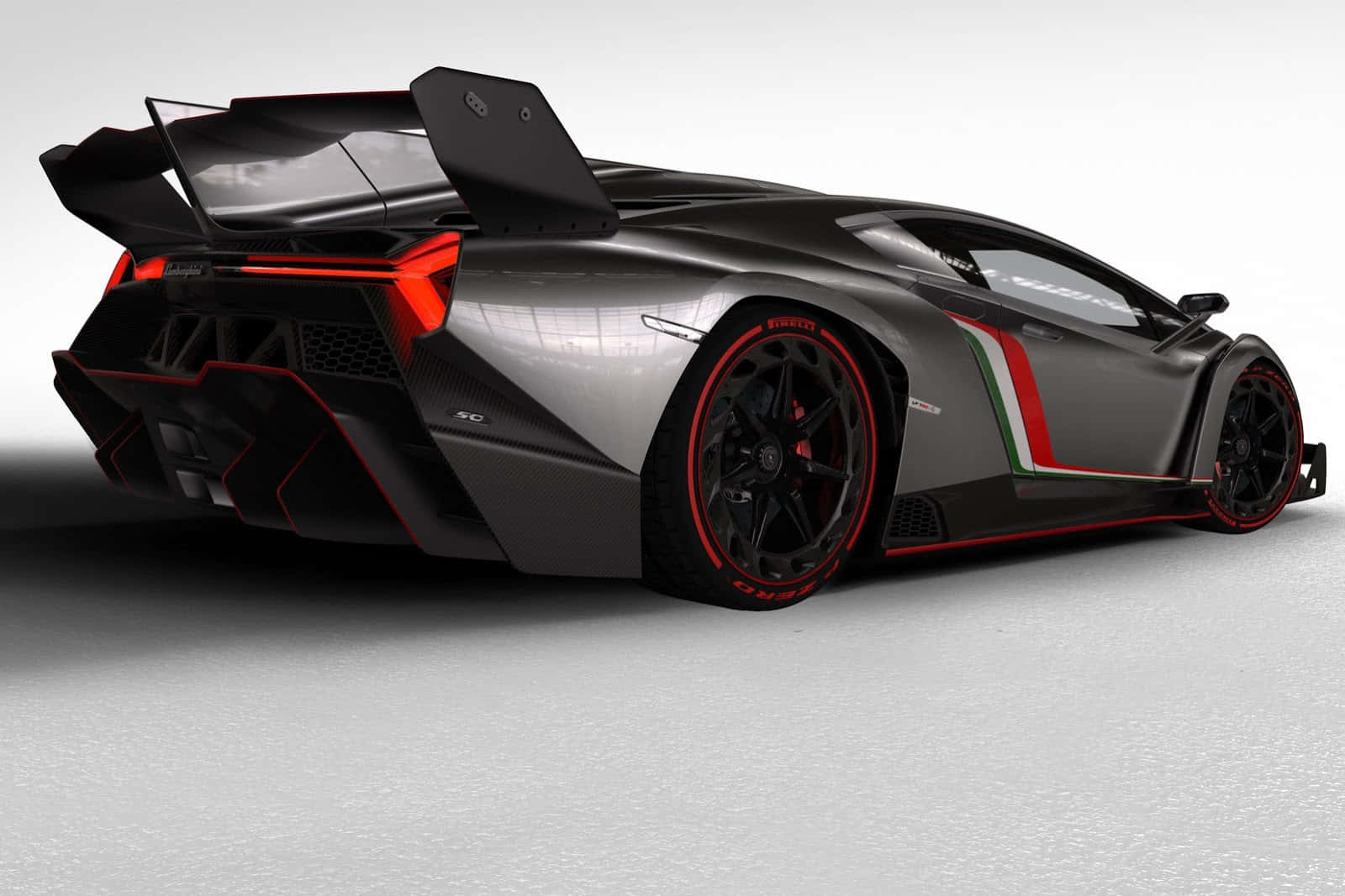 Sleek And Stylish Lamborghini Veneno In Motion Wallpaper