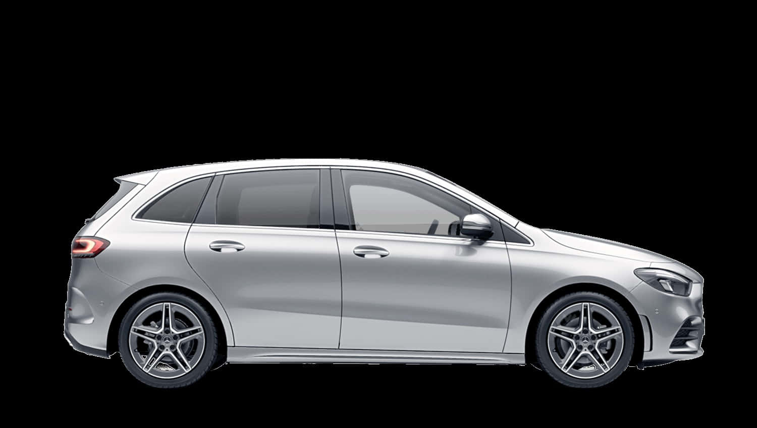 Sleek And Stylish Mercedes Benz B-class On The Road Wallpaper