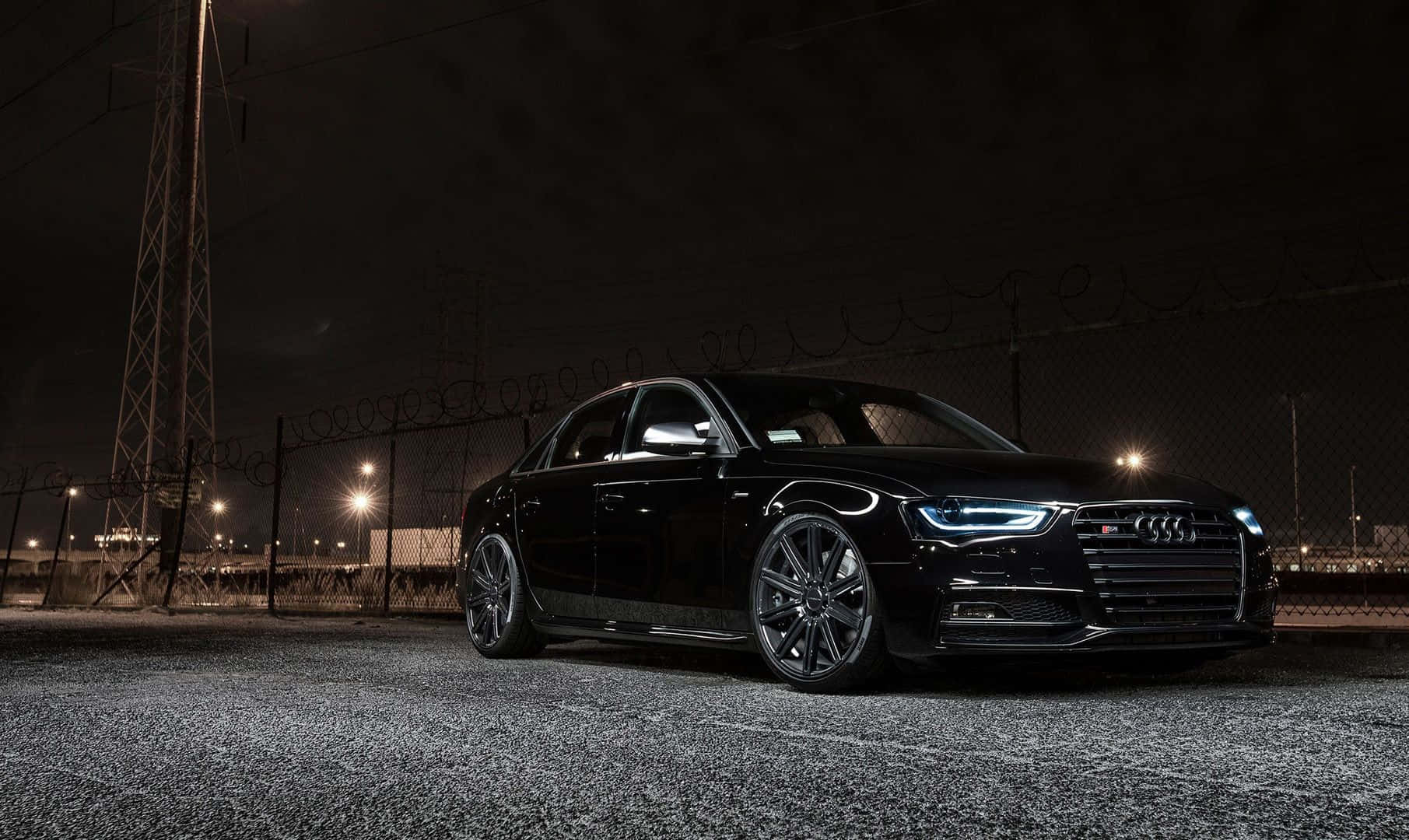 Sleek Audi A6 On A Scenic Drive Wallpaper