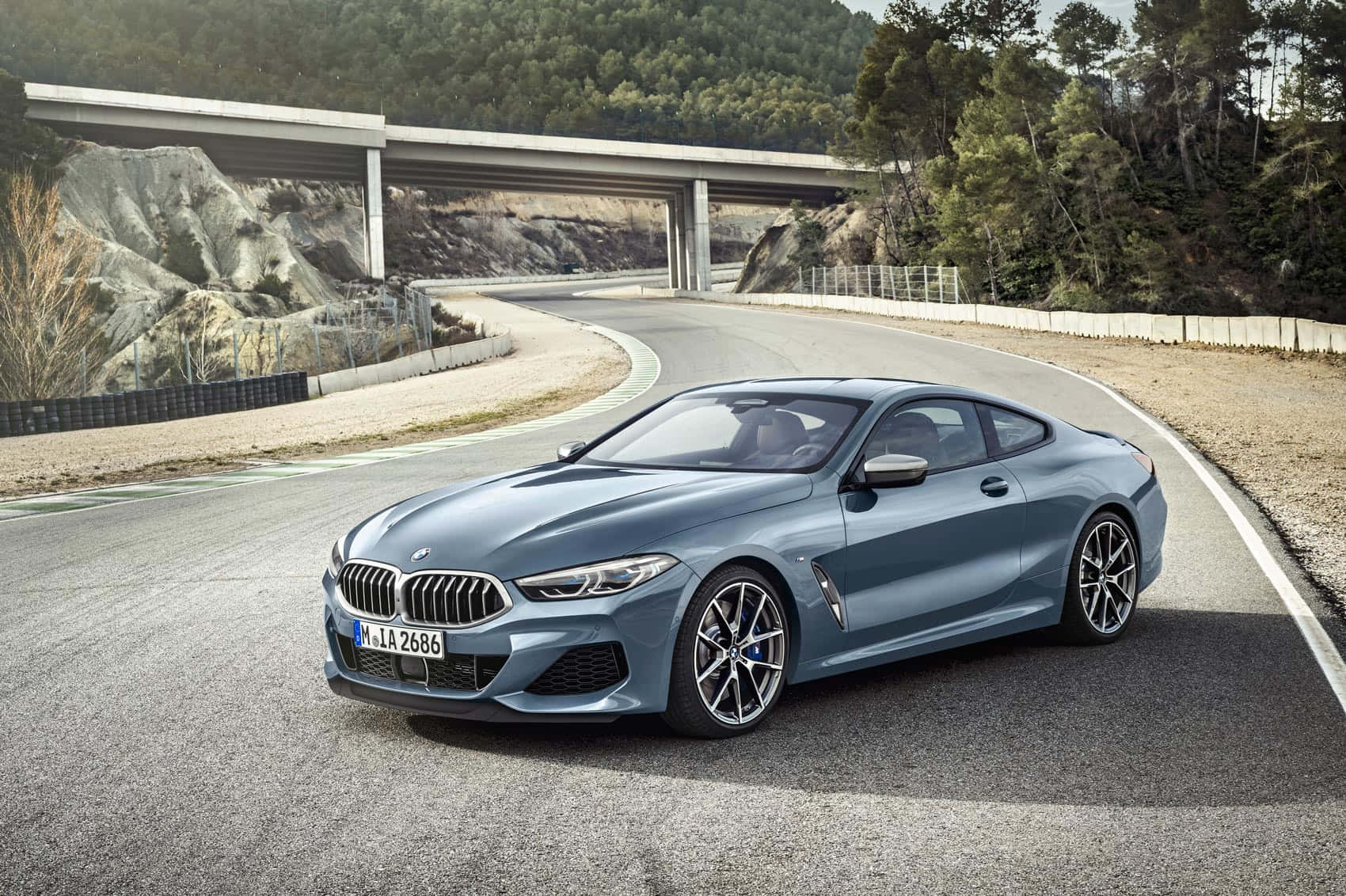 Sleek Bmw 8 Series Showcasing Its Captivating Design Wallpaper