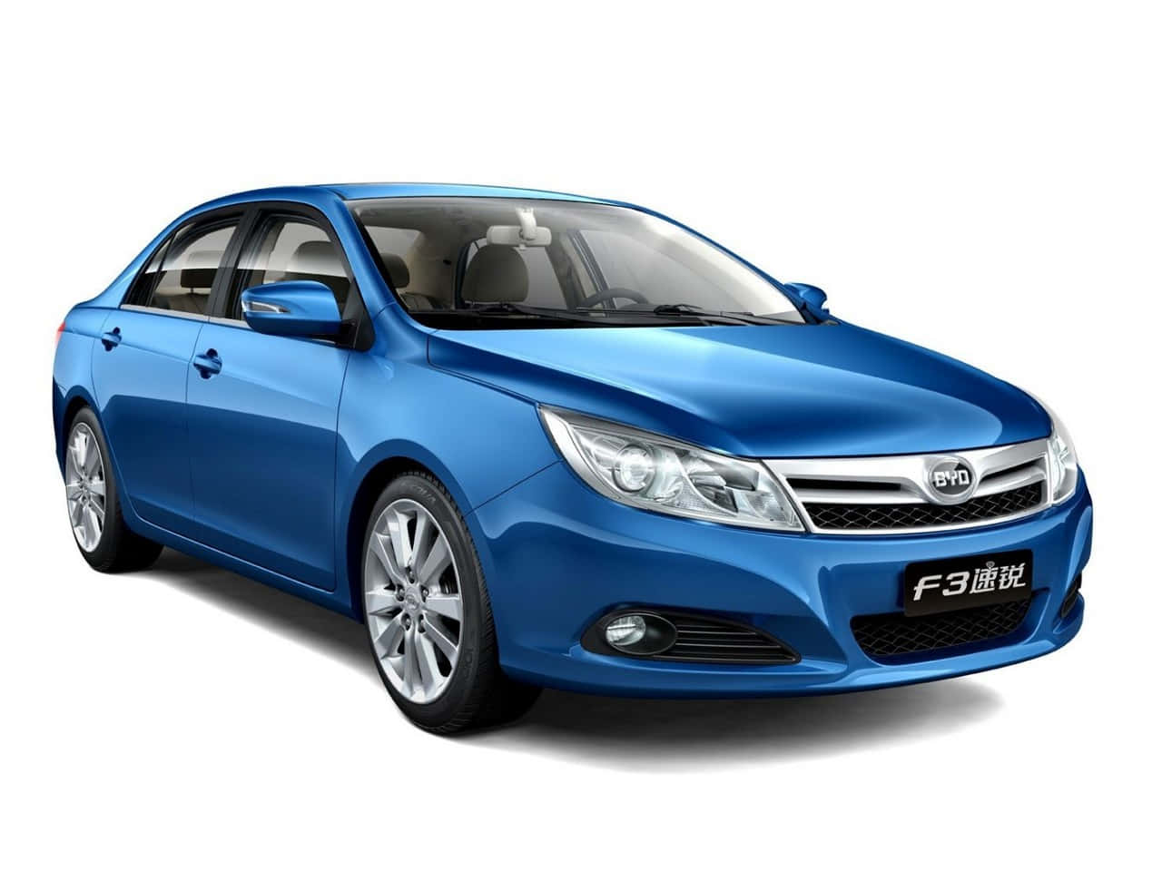 Sleek Byd Electric Vehicle In Action Wallpaper