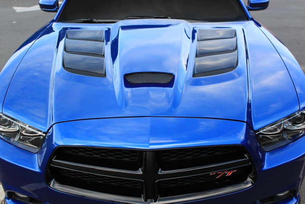 Sleek Car Hood With Stylish Design Wallpaper