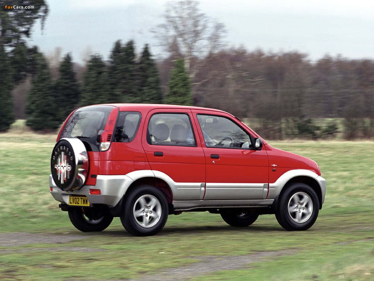 Sleek Daihatsu Compact Car On A City Street Wallpaper