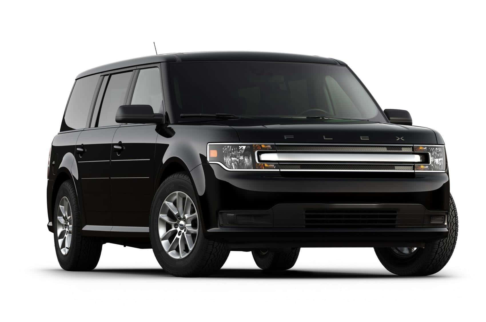 Sleek Ford Flex On Road Wallpaper