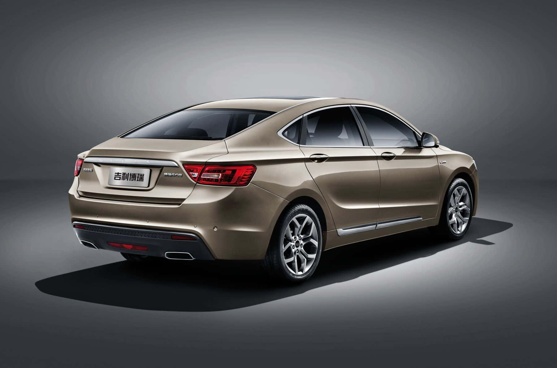 Sleek Geely Sedan In Motion Wallpaper