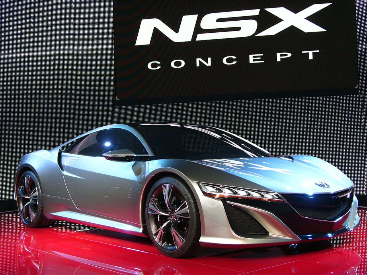 Sleek Honda Nsx In A Stunning Urban Setting Wallpaper