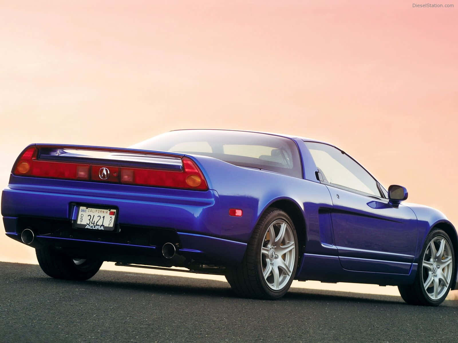 Sleek Honda Nsx In Action Wallpaper